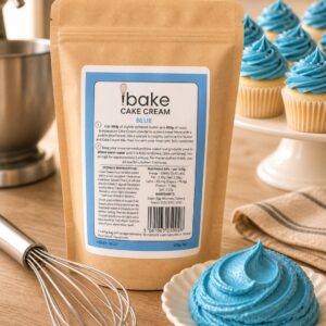 Blue cake cream