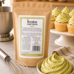 Green cake cream