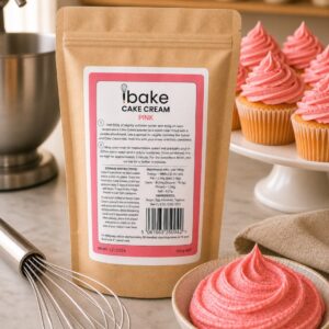 Pink cake cream